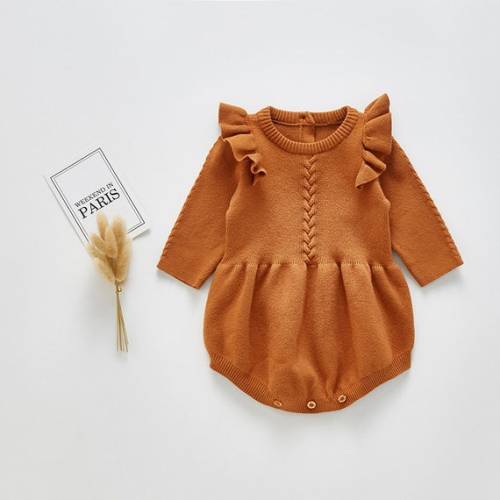 Baby Bobble Romper Bodysuit Baby Girl Clothesknitted