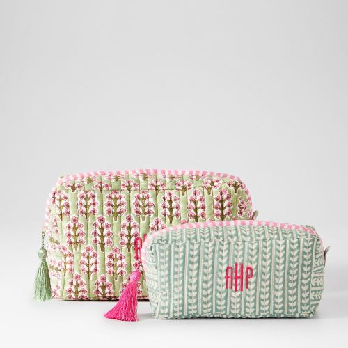 Block Print Travel Pouch