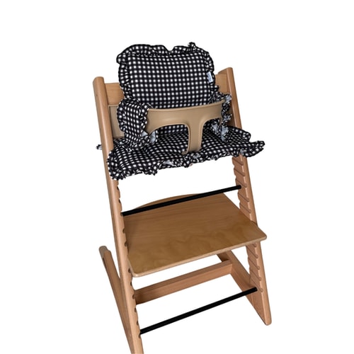 Monochrome Gingham 2 in 1 Cushion