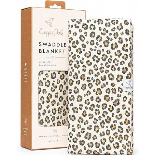 Copper Pearl Large Premium Knit Baby Swaddle Receiving Blanket Zara