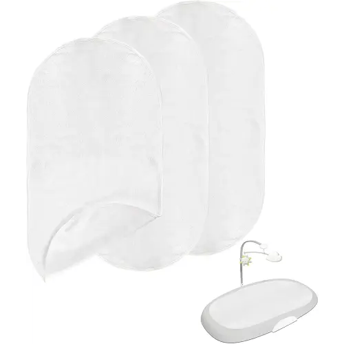 Changing Pad Liners (3 Count) Compatible with Skip Hop - Changing Pad Cover, Washable Soft and Warm Liners, Non-Slip Design, Reusable and Portable Replacement Liner, Perfect for Diaper Needs