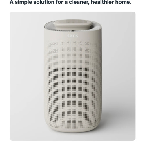 Sans Air Purifier - HEPA 13 Filter, Activated Carbon and UV-C Light
