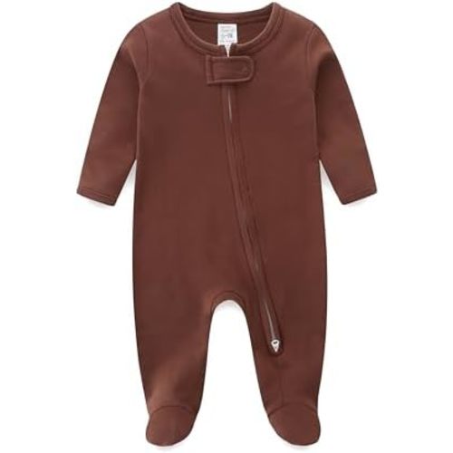 Baby Girl Boy Zipper Sleepers Clothes,Cotton Toddler Pajamas,Cute Onesie Outfits Newborn Footies