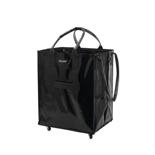 Durable Black Tote Bag | Rolling Bag on Wheels – Hulken®