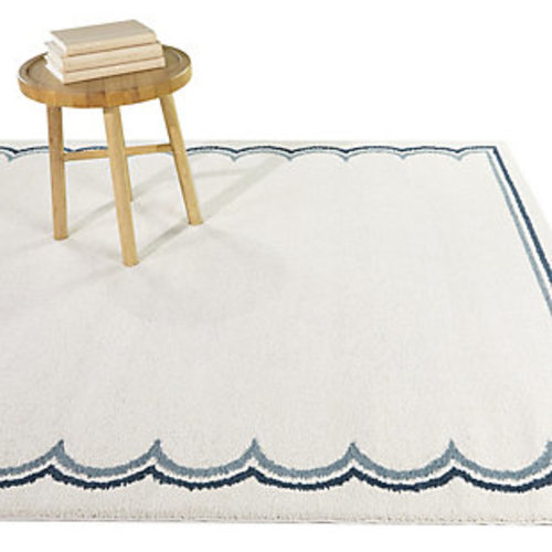 Marinatos Modern Border 5' 3" x 7' Area Rug