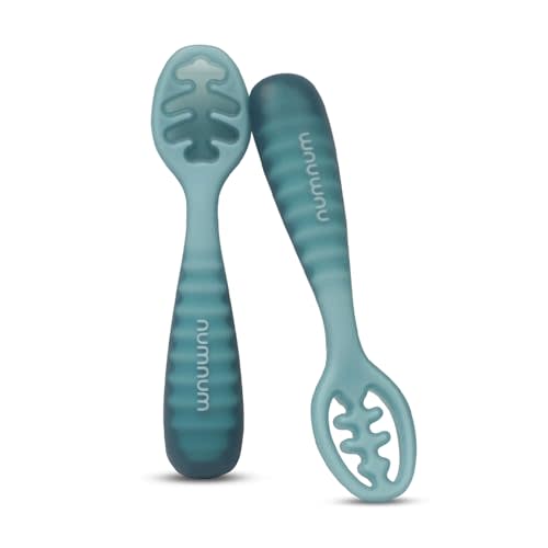NumNum Baby Spoons Set,  GOOtensils for 12+ Months
