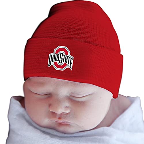 Two Feet Ahead Team Baby Hat for Boys and Girls-Softly Knitted Infant Newborn Baby Beanie