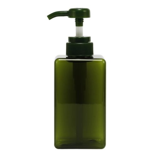 Unique Bargains Simple Square Soap Pump Dispenser for Bathroom 1 Pc