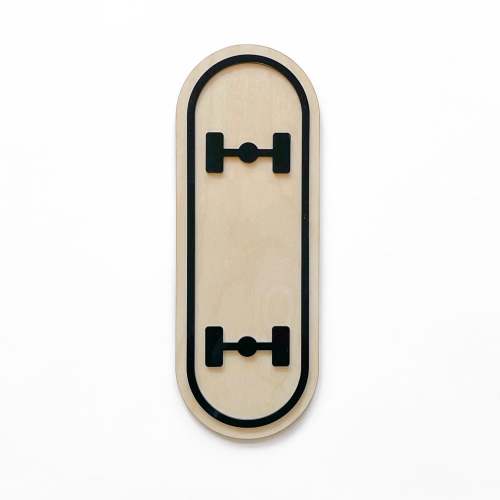 Skateboard Wall Sign