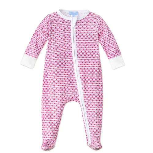 Sailor Hearts Zip Baby Onesie | Joy Street Kids