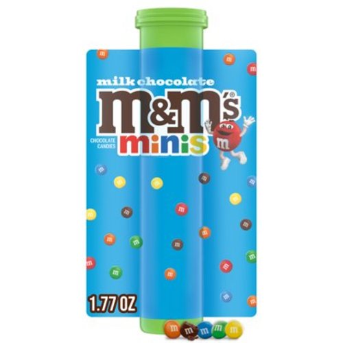 M&M's Minis Milk Chocolate Candy - 1.77 oz Mega Tube (Packaging May Vary)
