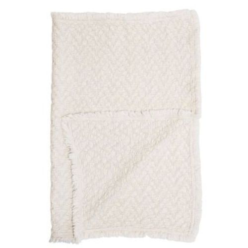 Crane Baby Oatmeal Boho Baby Blanket - Willow