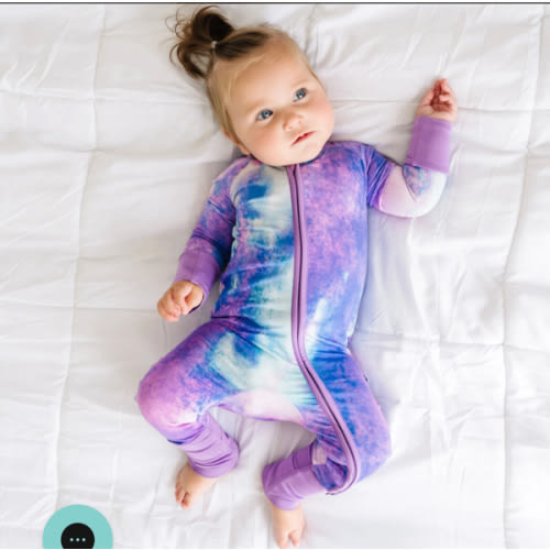 Purple Watercolor Zippy - Little Sleepies