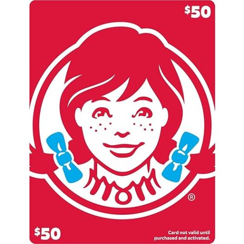 Wendy's Physical Gift Card
