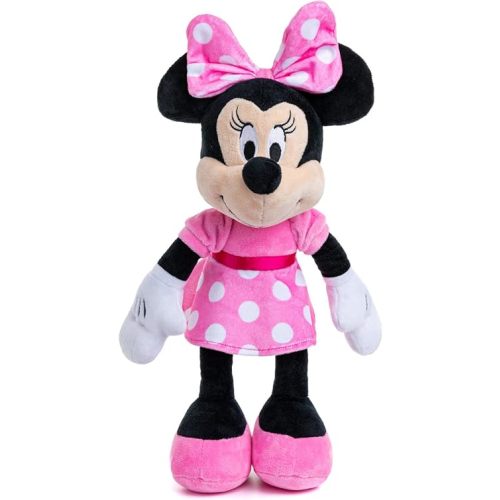 Disney Minnie Mouse Pink Dress 15.5" Plush with Hangtag