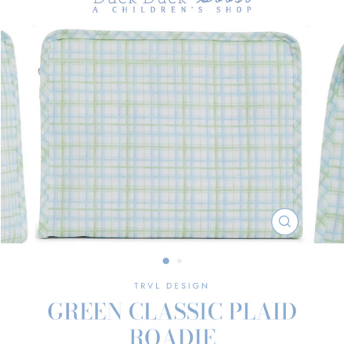 Green Classic Plaid Roadie