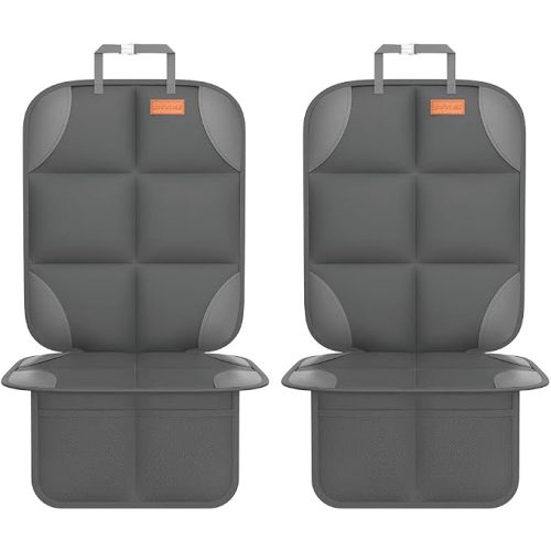 SMART ELF Car Seat Protector, Thickest Padding and Non-Slip Backing 2Pack