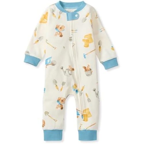 Burt's Bees Baby Unisex Sleep and Play Pajama, Footless One-Piece Zipper PJ