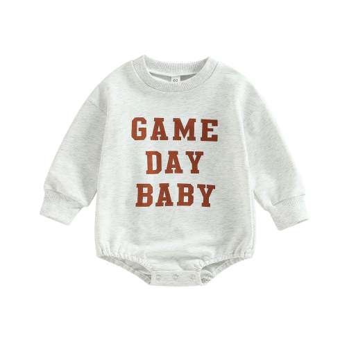 (0-3M) Infant Bodysuit Long Sleeve Crew Neck – August + Willow