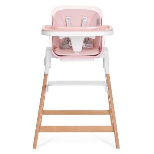 Evolur TinyThrone 2-in-1 Highchair in Grapefruit Pink