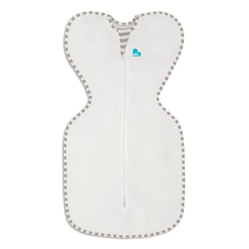 Love to Dream Swaddle UP, Organic Cotton, Baby Sleep Sack, Self-Soothing Swaddles for Newborns, Get Longer Sleep, Snug Fit Helps Calm Startle Reflex, Newborn Essentials for Baby, Cream