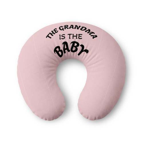 Nursing Pillow Cover — "The Grandma Is The Baby" Pink Breastfeeding Su – Joseline's Merch