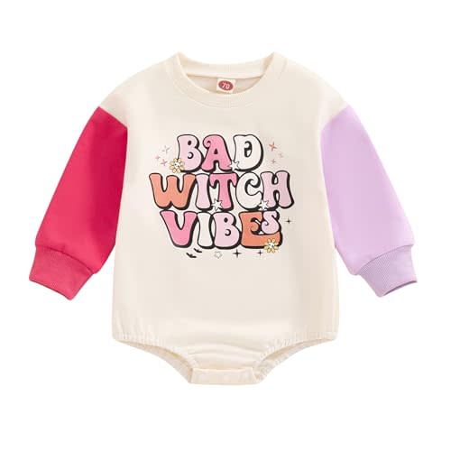 Beautooly Newborn Infant Halloween Clothes Baby Boy Girl Cutest Pumpkin In The Patch Outfit Oversize Sweatshirt Romper Top