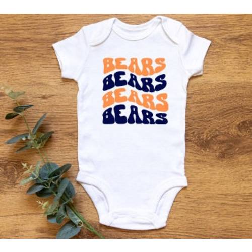 Bears  Football Onesie®, Baby Onesie®, Sunday Funday, Football Sunday, Baby shower Gift, Football fan gift, Birth Announcement
