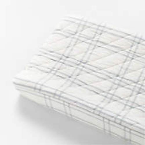 Stax Mist Blue Organic Cotton Baby Changing Pad Cover