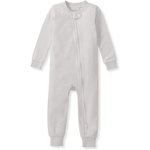 Burt's Bees Baby unisex-baby Honeysoft Pajamas, Footless One-piece Zip-up Pj, Soft Organic Cotton & Lyocell Blend