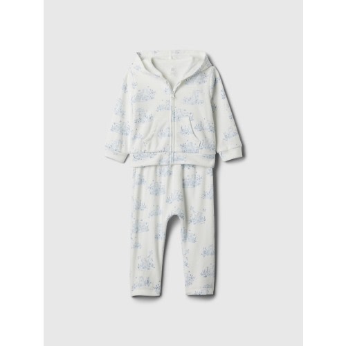 Baby Two-Piece Outfit Set in toile, size: 6-12 M