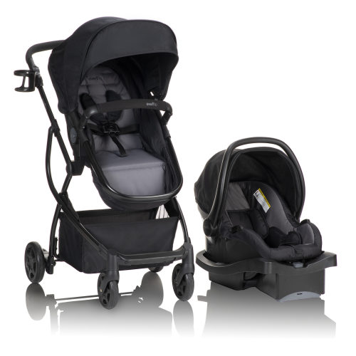 Evenflo Urbini Omni Plus Travel System with LiteMax Infant Car Seat - Alloy Gray
