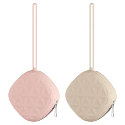 Silicone Pacifier Case for Diaper Bag, Newborn Baby Pacifier Holder Case For Boys & Girls (Color 4)