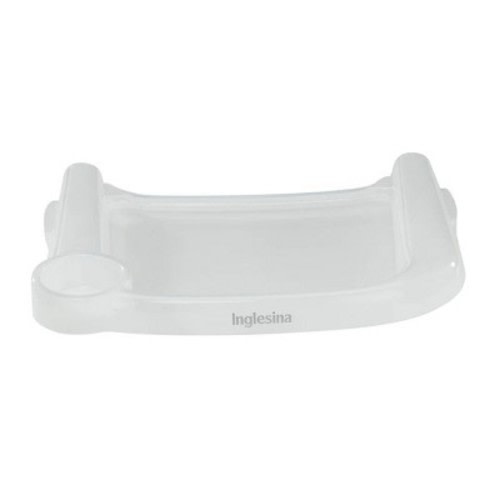 Inglesina Fast Dining Tray Plus-Compatible with Fast Table Chair Durable & Easy to Clean Quick, Simple Installation, BPA Free - Clear
