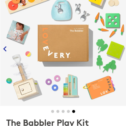 The Babbler Play Kit - Lovevery Pre-Loved