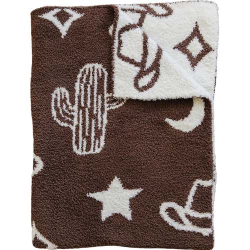 Western Plush Blanket – Celebrate This