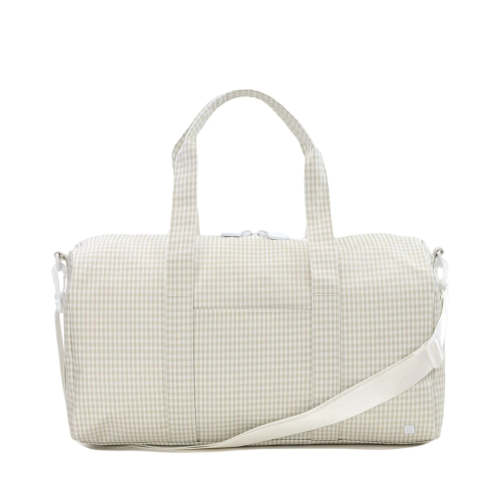 WEEKENDER DUFFEL BAG - GINGHAM PEARL GREY