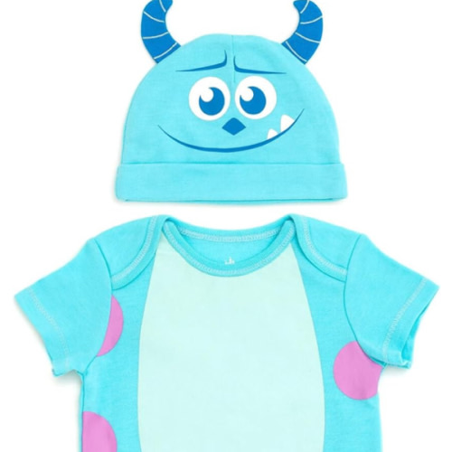 Disney Cosplay Baby Bodysuit and Hat Set Newborn to Infant Sizes (Newborn - 24 Months)