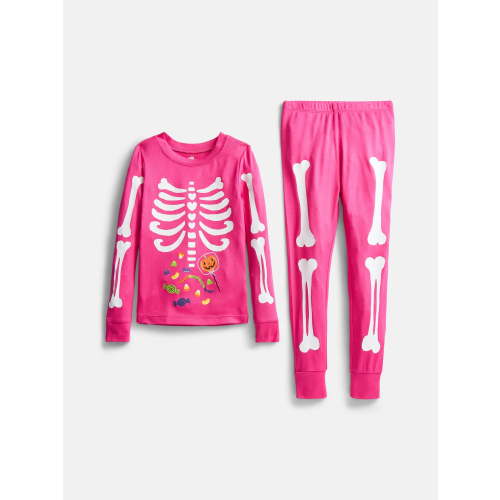 Halloween Girls' Tight Fit Long Sleeve Top and Pants Pajama Set from Way to Celebrate, 2-Piece, Sizes 4-10