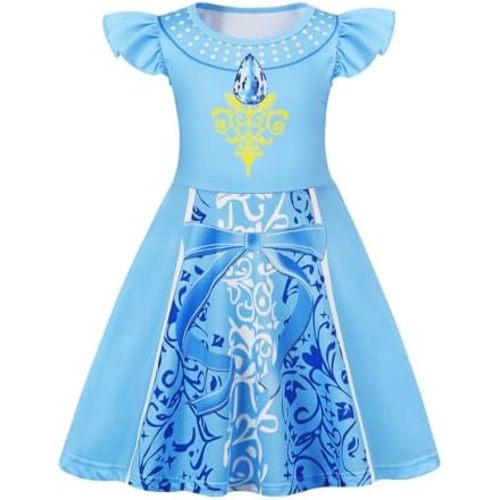 AmzBarley Girls Nightgowns Princess Pajamas for Toddler Kids Sleepwear Nightdress Little Girls Nightie Dress