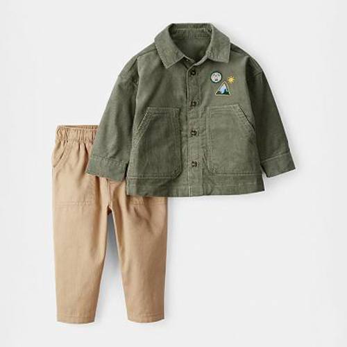 Baby Boy Carter's 2-Piece Button-Front Top & Pant Set