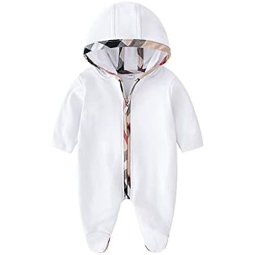 Unisex Toddler Baby Boy Romper Jumpsuit Cotton Long Sleeve Newborn Baby Boy Bodysuit One-Piece Overalls