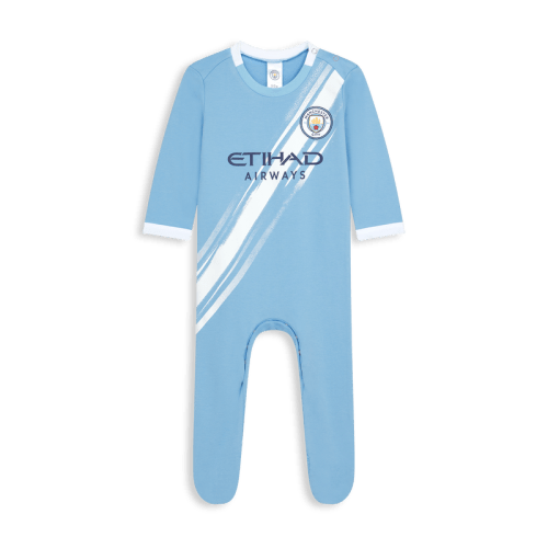 Manchester City Home Baby Sleepsuit 2025/26