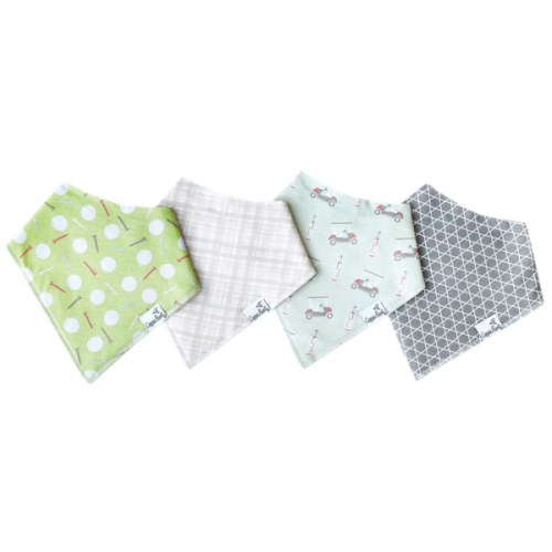 Copper Pearl Bandana Bib Set (4-pack)