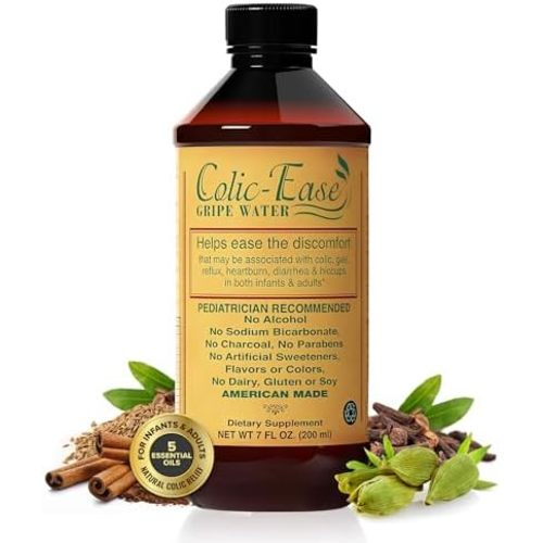 Colic Ease Gripe Water for Babies Gas Colic Relief Newborns 7 Fl Oz