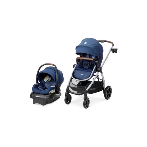 Zelia Luxe Stroller & Mico Luxe Infant Car Seat 5-in-1 Modular Travel System