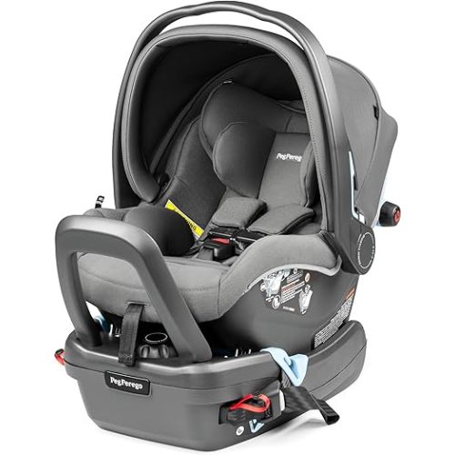 Peg Perego Primo Viaggio - Rear Facing Infant Car Seat - for Babies 4 to 30 lbs - Made in Italy - Mercury (Grey)