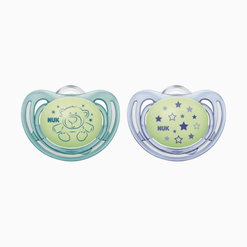 Airflow Glow-In-The-Dark Pacifiers - Bear And Stars