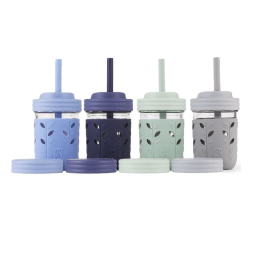 8oz Glass Mason Jar Drinking Tumblers + Food Storage