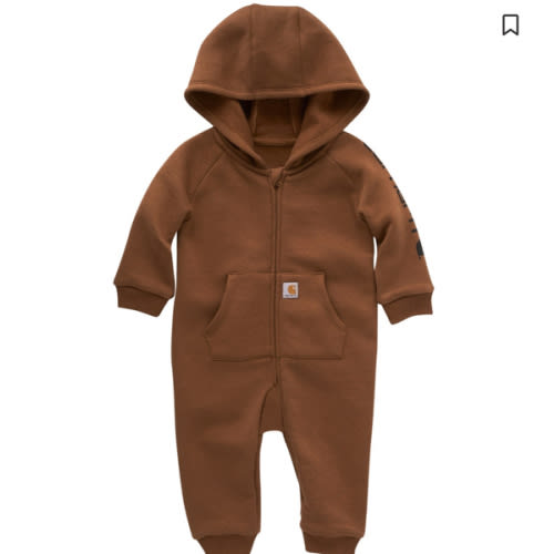 Carhartt Infant Boys' Fleece Zip Front Long Sleeve Coverall